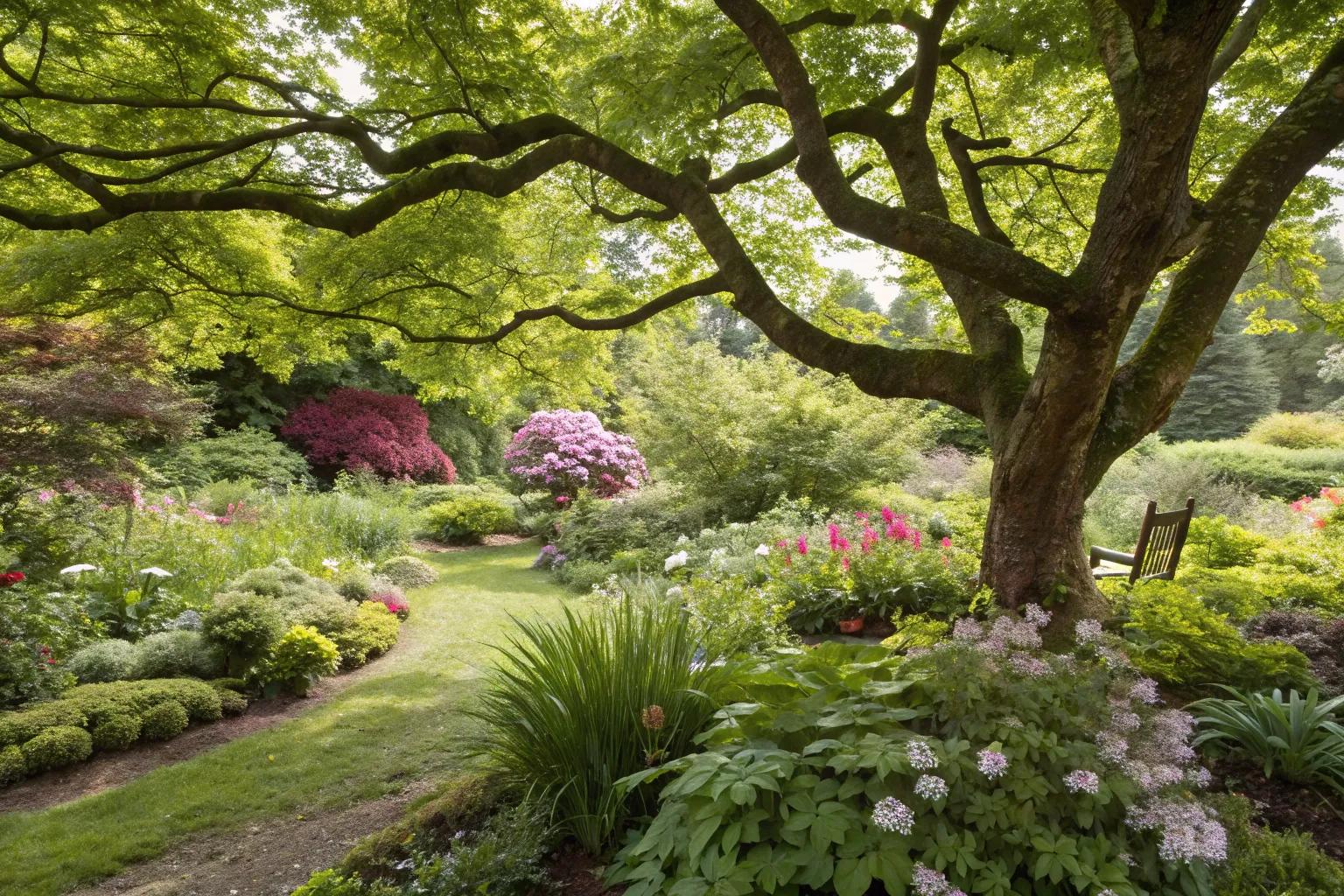 18+ Smart Ideas for Planting Under Maple Trees