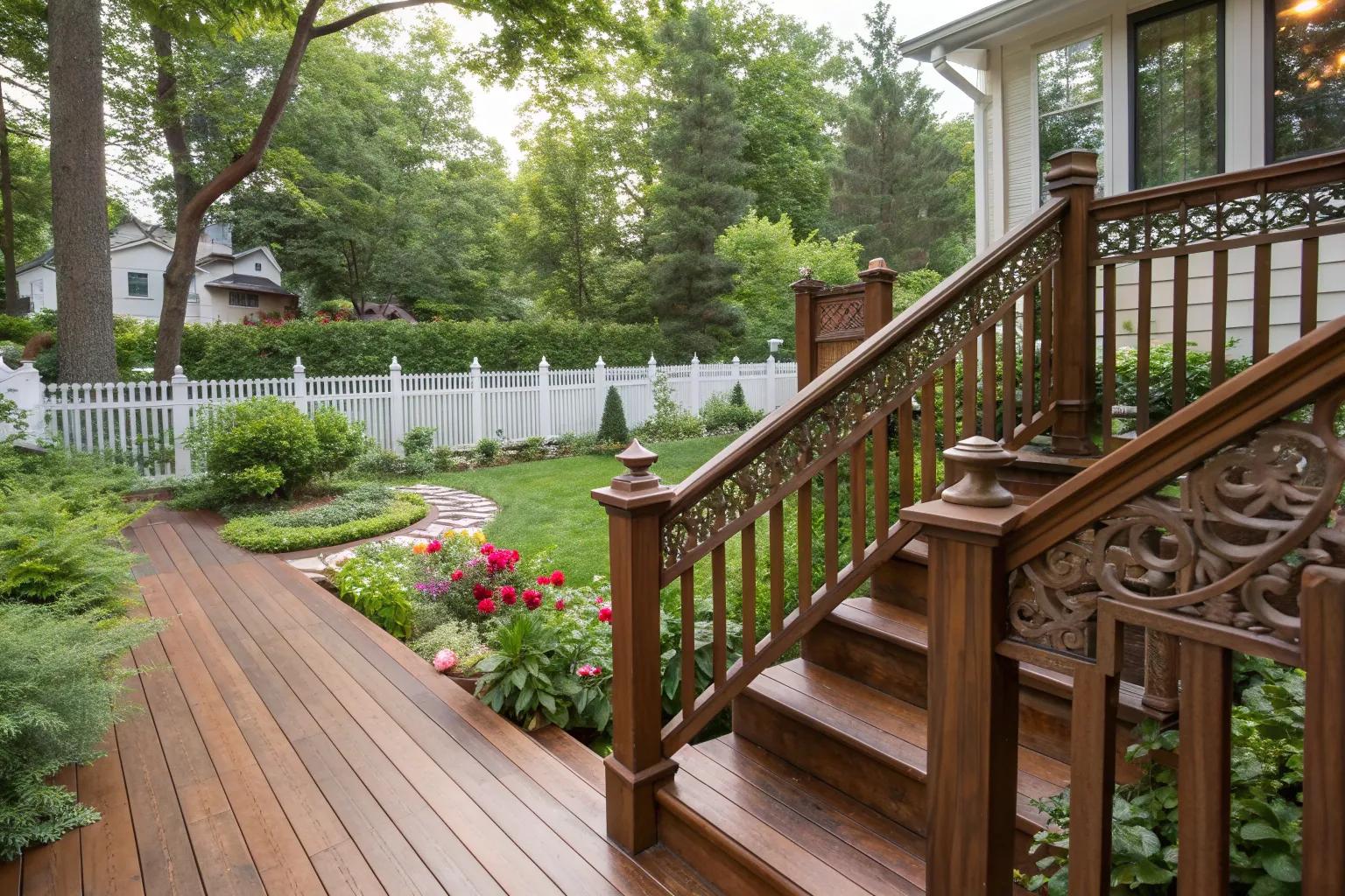Stylish Wood Deck Stair Railing Ideas to Transform Your Outdoor Space Stylish Wood Deck Stair Railing Ideas to Transform Your Outdoor Space